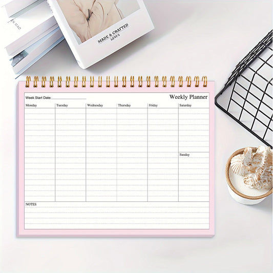 Weekly Planner Notepad To Do List Pad With 52 Tear-off Sheets