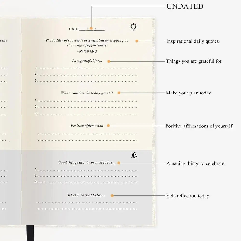 Guided Gratitude Journal Diary - Manifest it!